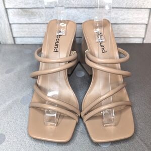 Abound Women Austyn Block Heel Strappy Sandals NWT